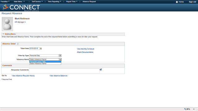Screen image of this step