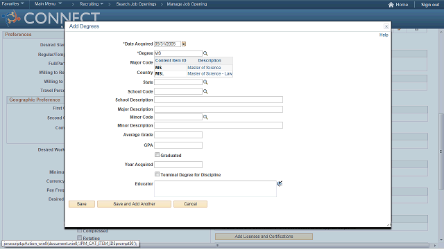 Screen image of this step