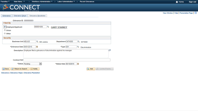 Screen image of this step
