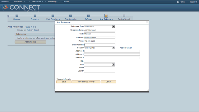 Screen image of this step