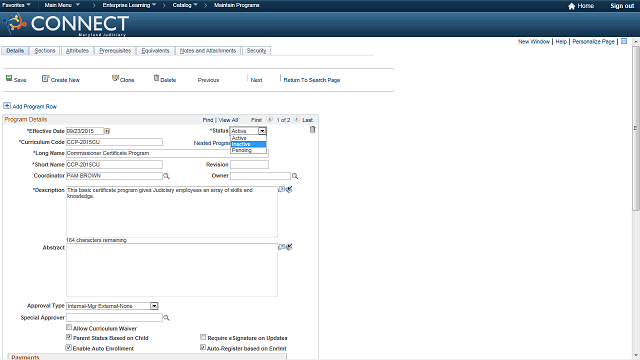 Screen image of this step