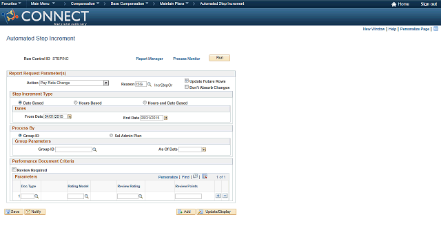 Screen image of this step