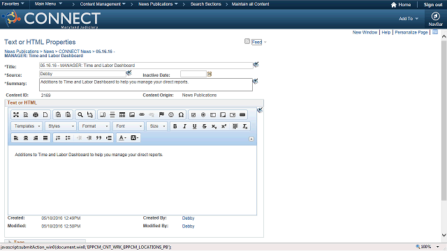 Screen image of this step
