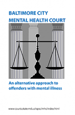 Baltimore city mental health court brochure