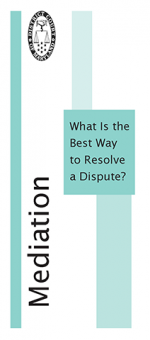 what is the best way to resolve a dispute brochure