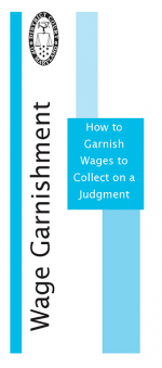 how to garnish wages to collect on a judgement