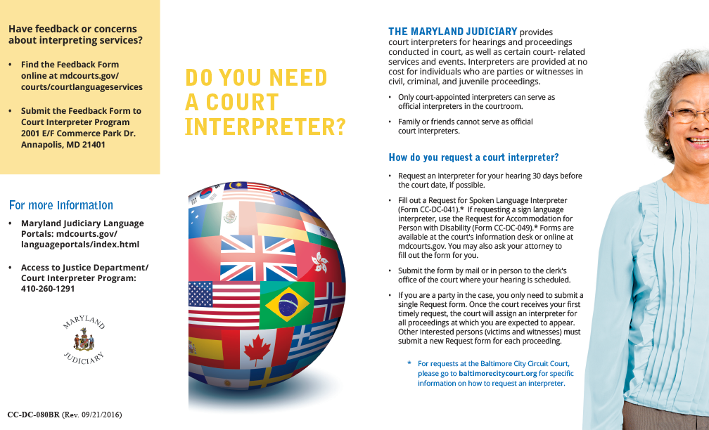 court interpreter brochure