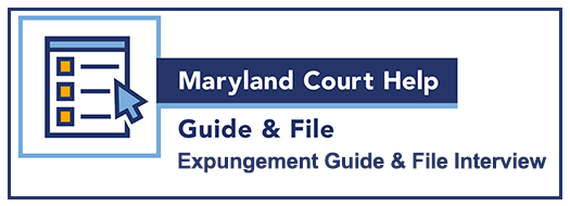 guide and file logo button for expungement interview