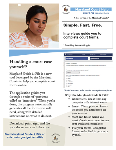 Guide and File Flier for Litigants