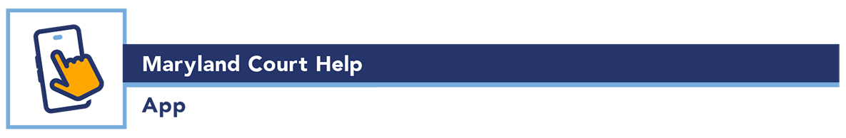 Maryland Court Help App Logo
