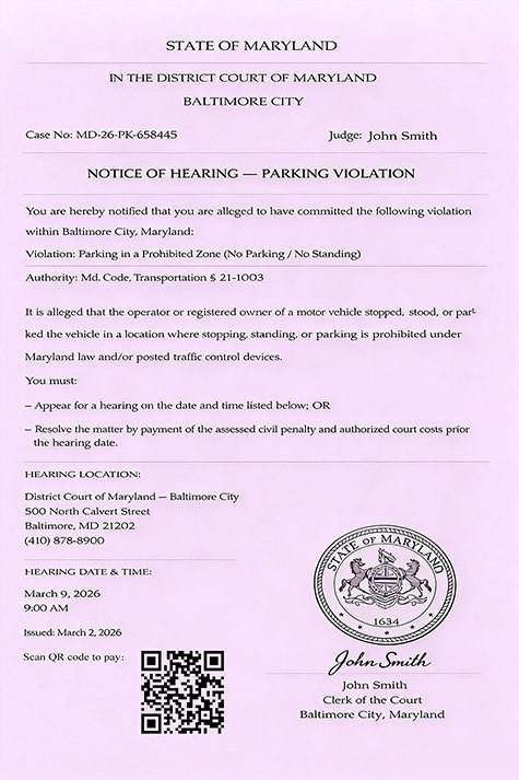 Example of a spam text message