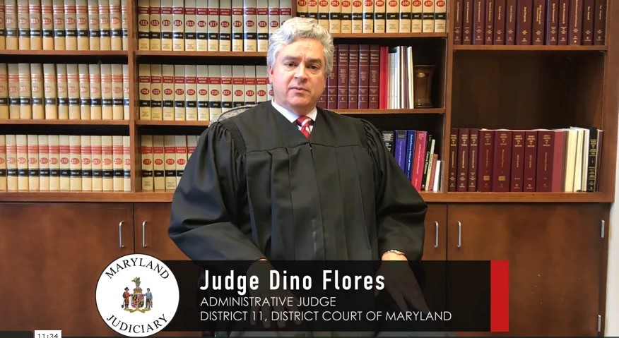 Maryland District 11 Judge Dino Flores