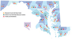 Court Help Center Map